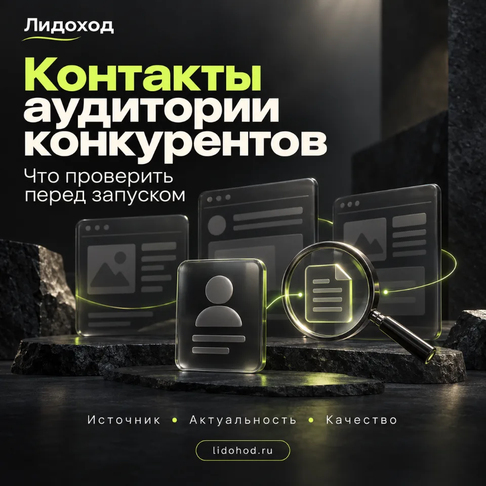 Как работает сбор контактов с сайтов конкурентов?