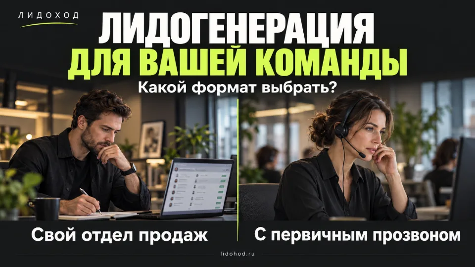 Лидогенерация для бизнеса: какой формат подойдёт вашему отделу продаж