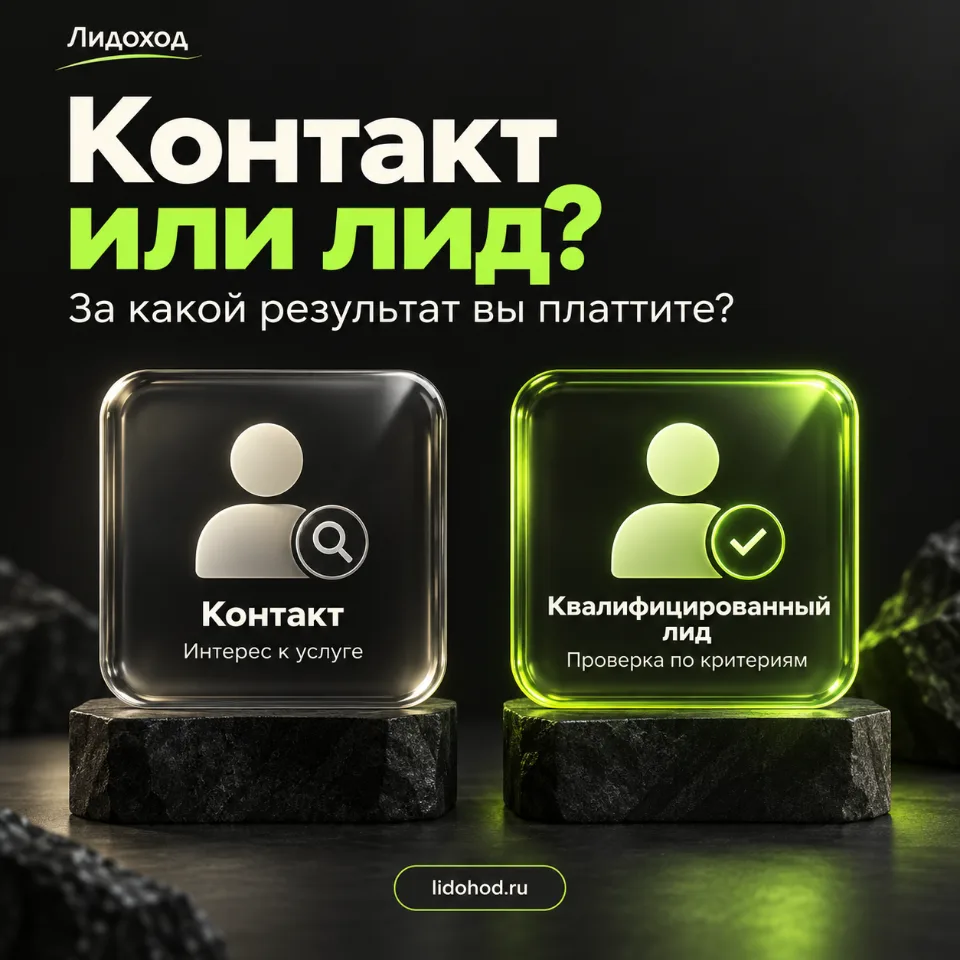 Чем контакт отличается от квалифицированного лида?