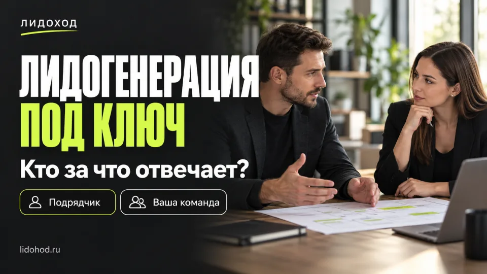 Лидогенерация под ключ: что делает подрядчик и что остаётся вашей команде